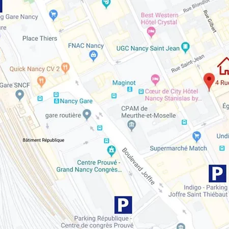 아파트 Gare - Stanislas